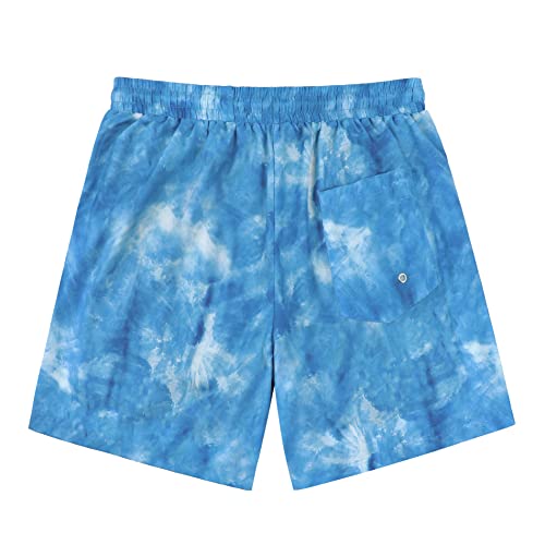 American Trends Mens Swim Shorts Summer Men's Swimwear Swimming Trunks with Compression Liner No-Chafing Boardshort - Image 5