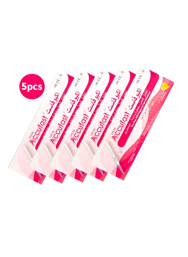 Accufast Accufast  Pregnancy Test (M30 A)-5Tests  - Image 1