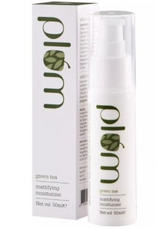 Plum Green Tea Mattifying Moisturizer Face Cream for Oil Acne-Prone Combination Skin Fights Pimples Controls Excess Oil Mattifies Skin 50ml  - Image 1