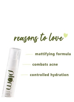 Plum Green Tea Mattifying Moisturizer Face Cream for Oil Acne-Prone Combination Skin Fights Pimples Controls Excess Oil Mattifies Skin 50ml  - Image 5