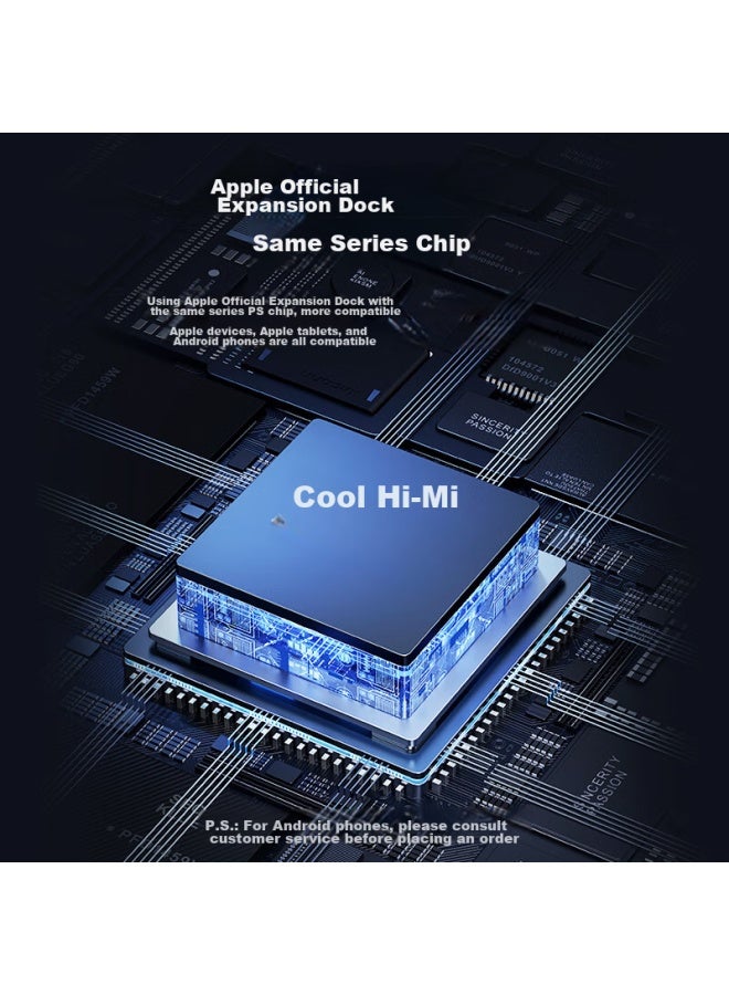 Coolhemi دوك توسيع متعدد الوظائف من كوهيمي نوع-سي، مركز 4k، محول Hdmi، محول شحن سريع Pd، محول كمبيوتر محمول Apple Usb 3.0، كابل تمديد - Image 3