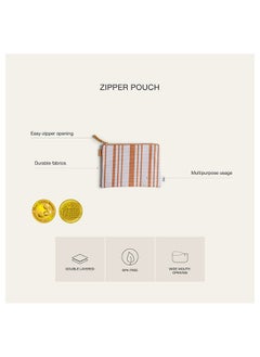 Citron Brand Multipurpose Zipper Pouch Leo Brick - Everyday Lightweight, Plastic - Free Storage For Toiletries, Pens, Cosmetics, And More  - Image 5