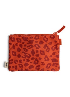Citron Brand Multipurpose Zipper Pouch Leo Brick - Everyday Lightweight, Plastic - Free Storage For Toiletries, Pens, Cosmetics, And More  - Image 1