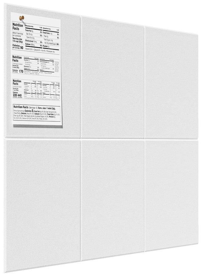 ماكسجير لوحة فلين كبيرة للجدران من ماكس جير، مقاس 36 × 24 بوصة، لوحة إعلانات بيضاء، عبوة من 6 قطع من بلاط الجدران اللبادي مع دبابيس تثبيت، لوحات فلين للمكاتب، لوحة دبابيس، لوحة إعلانات، لوحات فلين - Image 1