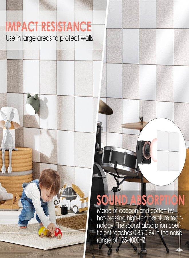 ماكسجير لوحة فلين كبيرة للجدران من ماكس جير، مقاس 36 × 24 بوصة، لوحة إعلانات بيضاء، عبوة من 6 قطع من بلاط الجدران اللبادي مع دبابيس تثبيت، لوحات فلين للمكاتب، لوحة دبابيس، لوحة إعلانات، لوحات فلين - Image 3