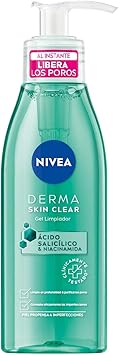 Nivea NIVEA Derma Skin Clear Gel 150ml Facial Cleanser for Imperfect Skin with Vegan Formula Pore Cleanser - Image 1