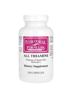 Ecological Formulas Ecological Formulas All Thiamine, 250 Capsules  - Image 1