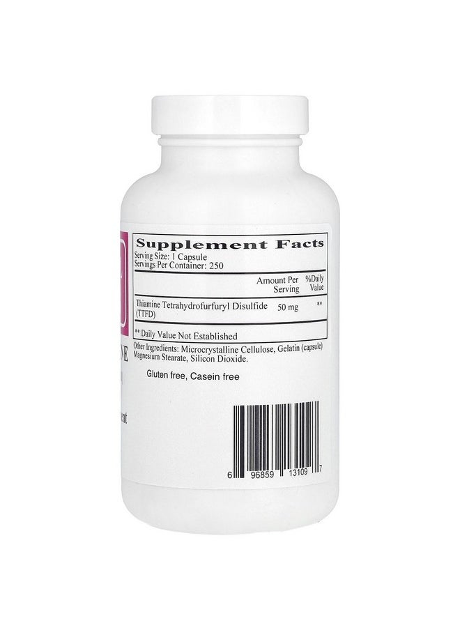 Ecological Formulas - Ecological Formulas All Thiamine, 250 Capsules - Image 1