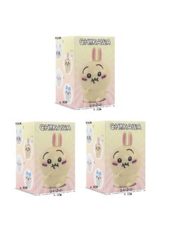Qitan Chiikawa Usaqi Small Eight Jiyika Wow Gashapon Cute Doll Desktop Ornaments Female Birthday Gift-Colour:3 Boxes [not Repeated]-Specification:No Alarm Clock Function. Please Be Careful When Photographing. Can Be Used As An Ornament