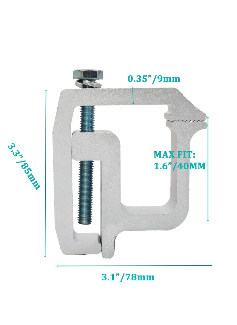 SYOSI Truck Camper Shell Mounting Topper Clamp, 4 Pack Universal Truck Ladder Rack Cap Clamps for Ford F150 F250 Chevy Silverado Sierra 1500 2500 3500 Dodge Dakota Ram 1500 2500 3500  - Image 3