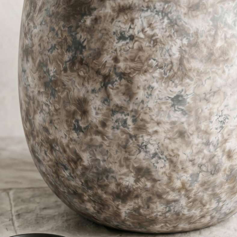 Pan Home Beverly Cement Patina U shaped Planter 28x26cm - Brown - 221AIC9905082 - Image 2