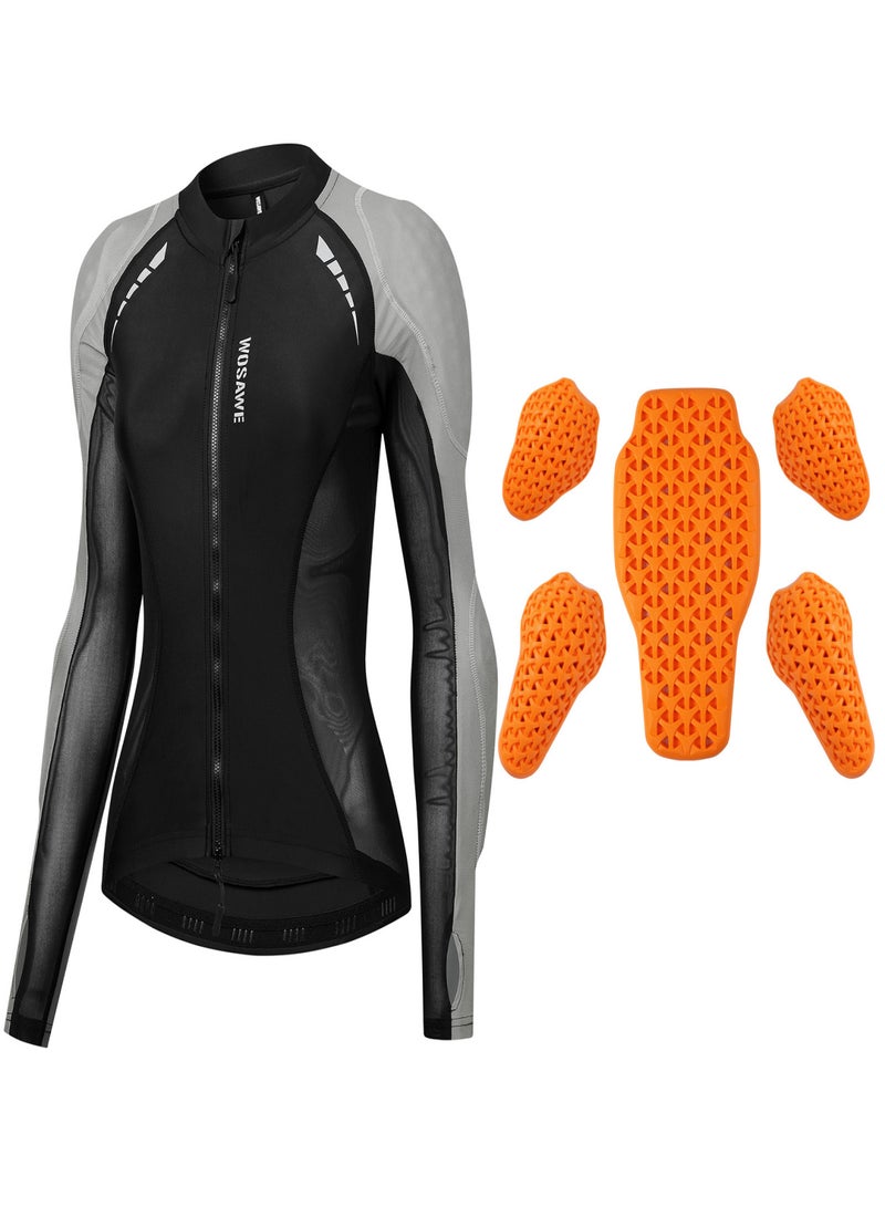 WOSAWE Womens Motorcycle Jacket with Armor CE2 Certified Protection High Visibility Mesh Riding Jacket for Women Mesh Motorcycle Jacket Armored Jacket - Image 1