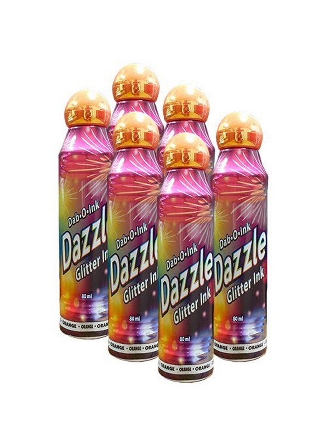 Dazzle Six Pack 3oz Orange Bingo Dauber - Image 1
