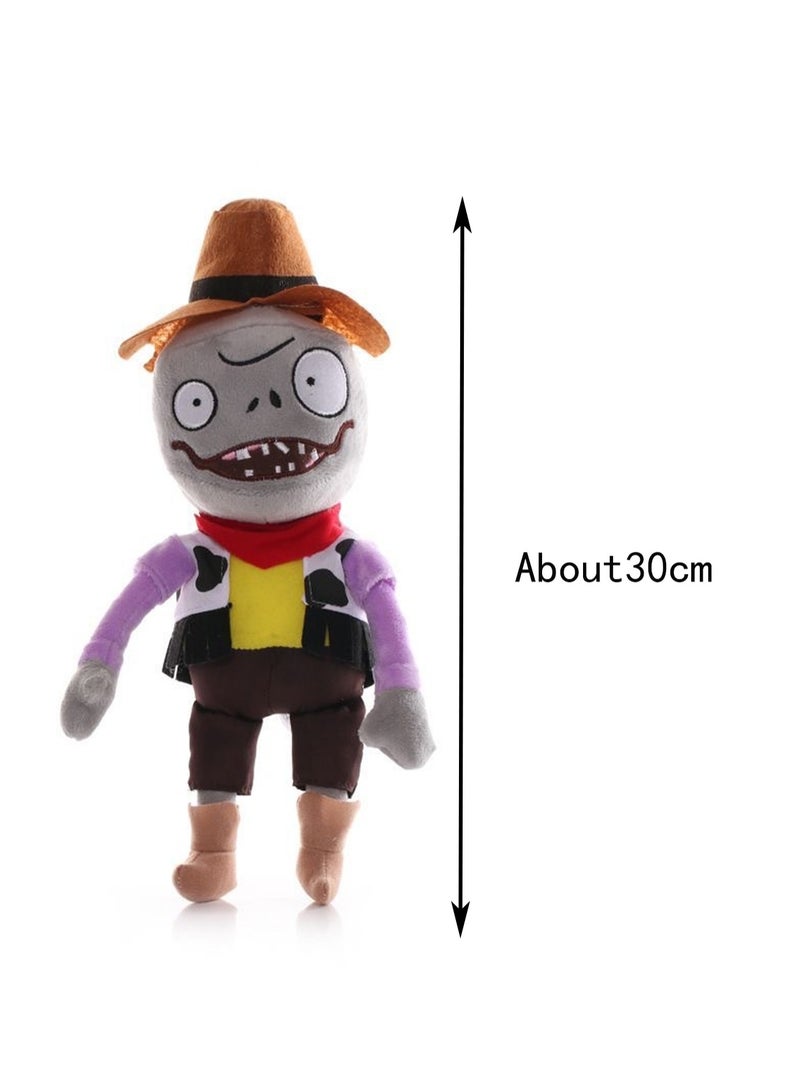 دمية رعاة البقر الصغيرة الناعمة مقاس 12 بوصة من سلسلة Plants Vs. Zombies، لعبة قطيفة، هدية مثالية للأولاد والبنات - Image 2