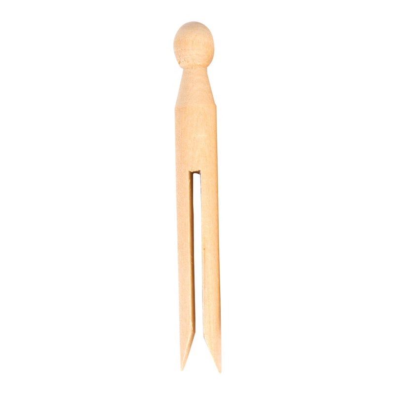Baker Ross Wooden Dolly Pegs (Pack of 24) for Kids Arts and Crafts Activities - Image 3