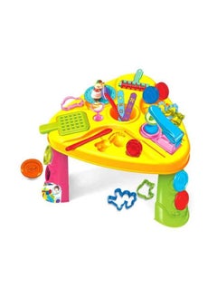 Toy Box Multicolour Kids Creative Clay Play Dough Activity Play Table Set with Accessories for Kids  - Image 1