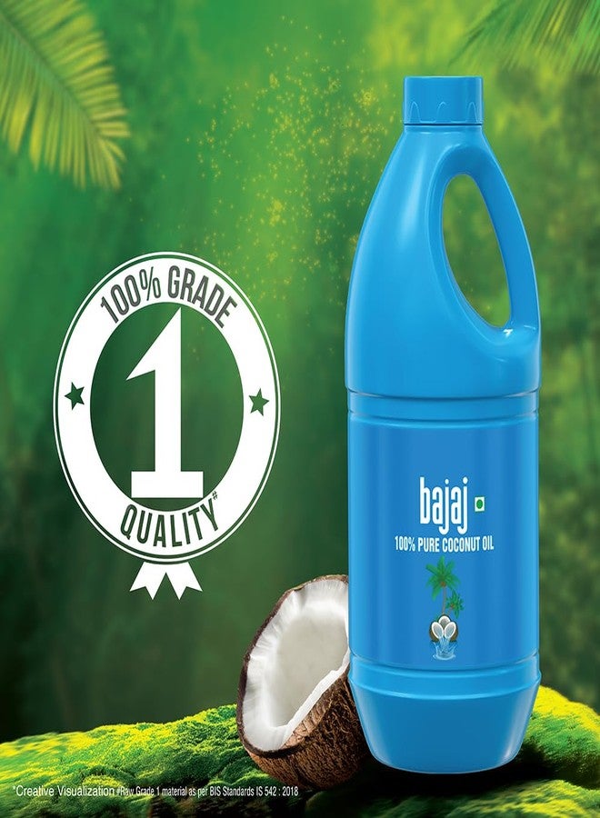 بجاج زيت جوز الهند النقي 100% من باجاج، 900 مل | مصنوع من جوز الهند عالي الجودة من الدرجة الأولى - Image 2