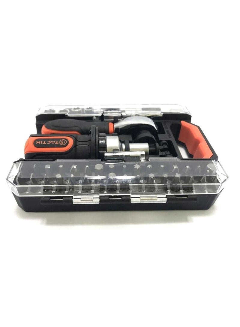 Tactix 40-Piece Versatile and Compact Stubby Tool Set with Storage Box - Image 2