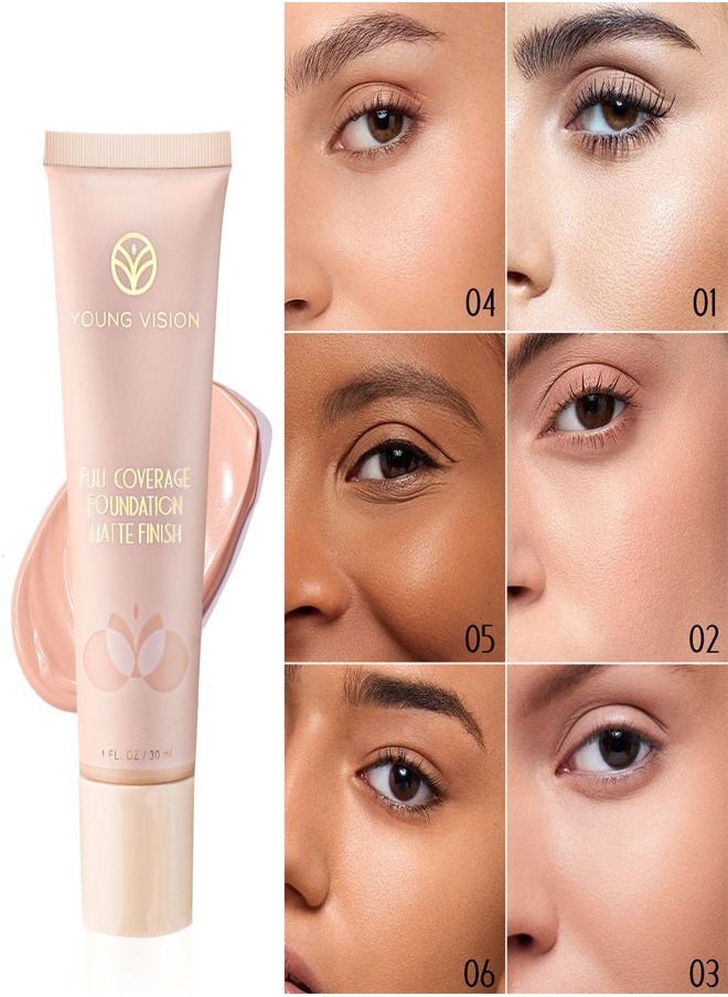 YOUNG VISION - Liquid Luminous Foundation,Full Coverage Finish,Matte,Hydrating And Embellishing The Skin No.05 - Image 1