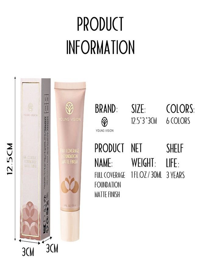 YOUNG VISION - Liquid Luminous Foundation,Full Coverage Finish,Matte,Hydrating And Embellishing The Skin No.05 - Image 1