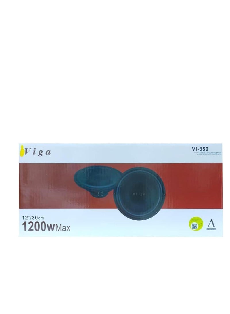 Sub Vega 1200W VI-850 12" 30cm 120 RMS 1200W 4 Ohm 0-30Hz - Image 3