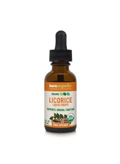 Licorice Root Liquid Drops, Herbal Supplement, 1 Ounce