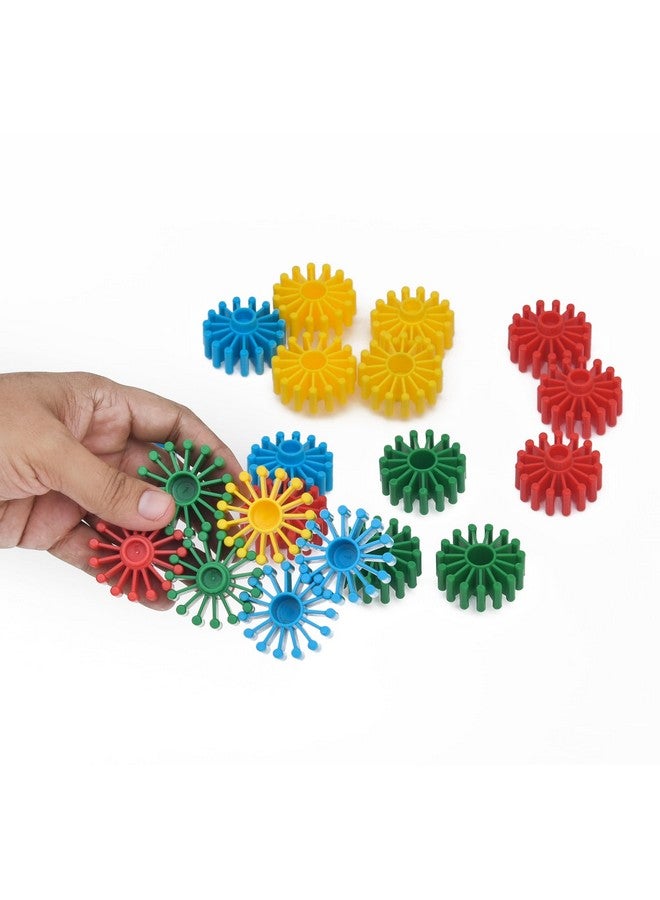 Toodles Learnings 20 Pieces Star Links Activities Educational Building Blocks Toys for Kids Boys Girls Multicolor for Kids for 1 to 5 Year's Kid - for Gifting - Image 5