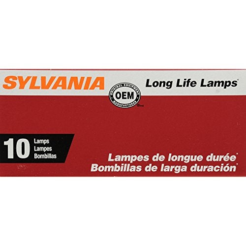 Sylvania مصباح مينيatur SYLVANIA 3757A طويل العمر، (يحتوي على 10 مصابيح) - Image 1