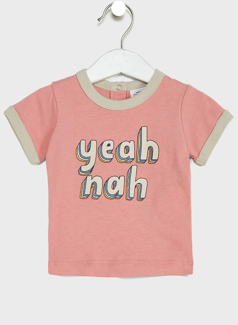 Cotton On Infant Yeah Nah T-Shirt