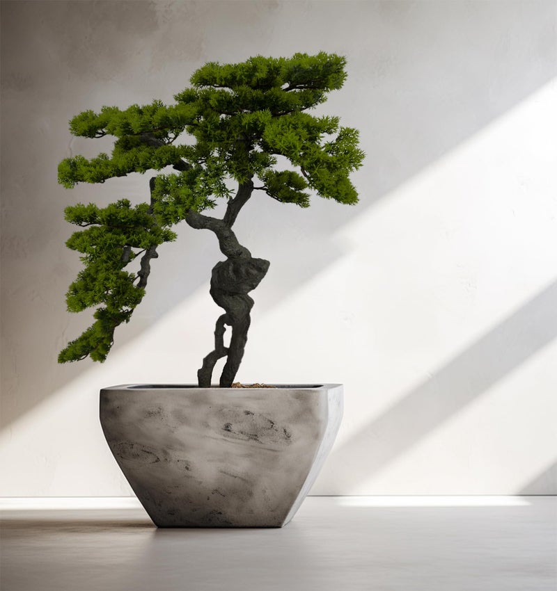 AfanD 3.5ftï¼ˆ43inï¼‰ Artificial Bonsai Tree Juniper Faux Plants Indoor Big Fake Plants Decor with Ceramic Pots for Home Table Office Desk Bathroom Shelf Bedroom Living Room Farmhouse Decorations - Image 4