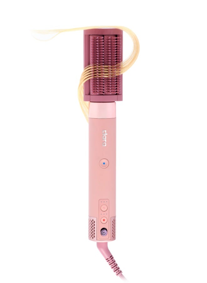 Clara Multi Styler Add-On Attachment - Paddle Hair Brush attachment (Pink) – Detangling & Smoothing Brush for Thick & Curly Hair pink - Image 4