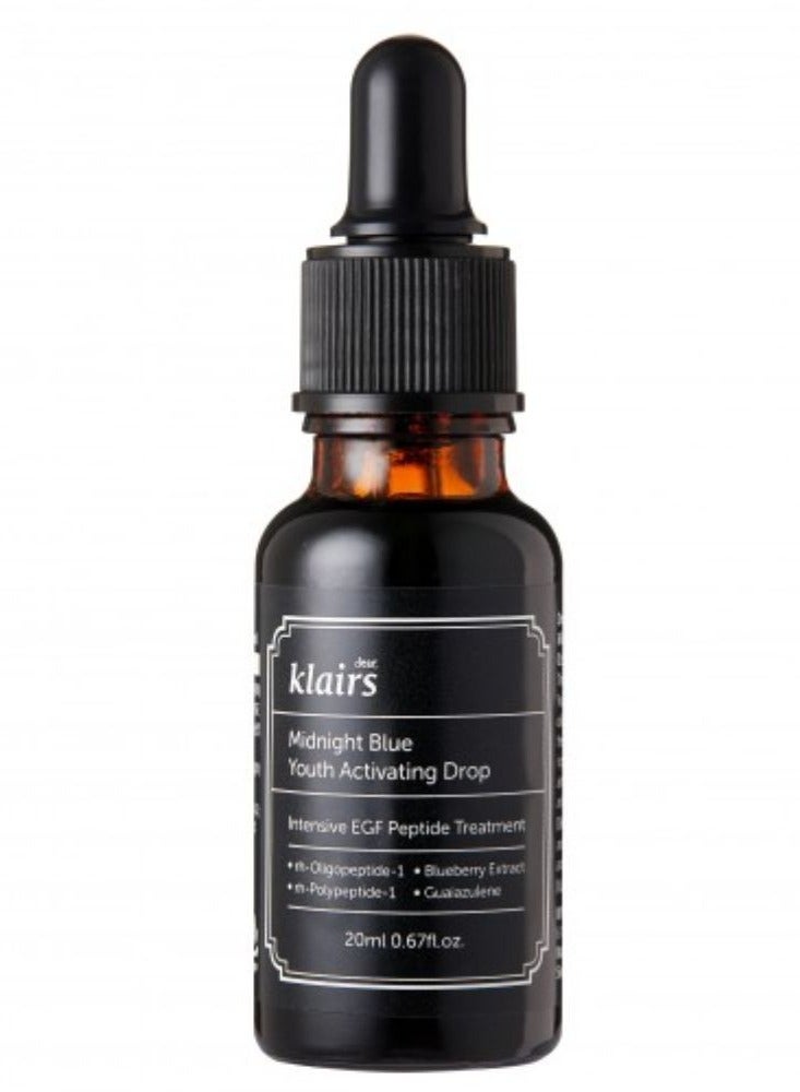 دير، كليرز قطرة تنشيط الشباب من Dear, Klairs Midnight Blue - لجميع أنواع البشرة 20 مل - Image 1
