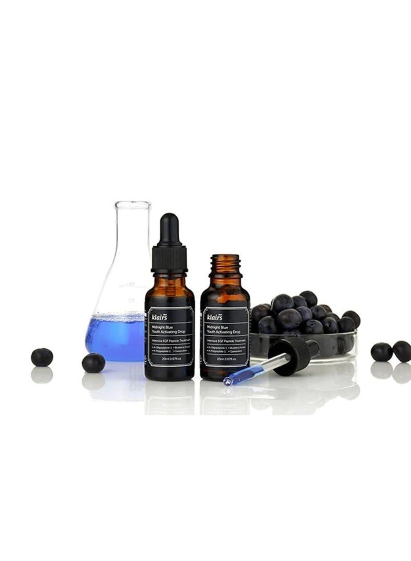 دير، كليرز قطرة تنشيط الشباب من Dear, Klairs Midnight Blue - لجميع أنواع البشرة 20 مل - Image 4