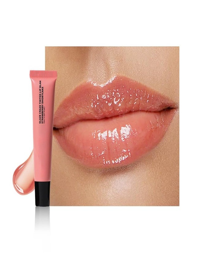 HHLTOH Light Gloss Tinted Buttery Lip Balm – Hydrating Lip Care with Nourishing Oils for Women’s Dry Lips, Natural Tint & Soft Gloss, Lip Plumper Moisture & Light Lip Stain Finish, Vegan #03 Strawberry Cake - Image 1