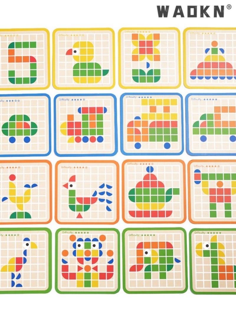 WAOKN Extensive Collection of Puzzle Building Block Toys， A Diverse Range of Children's Puzzle Toys for Hours of Engaging Play & Creative Learning - Image 5