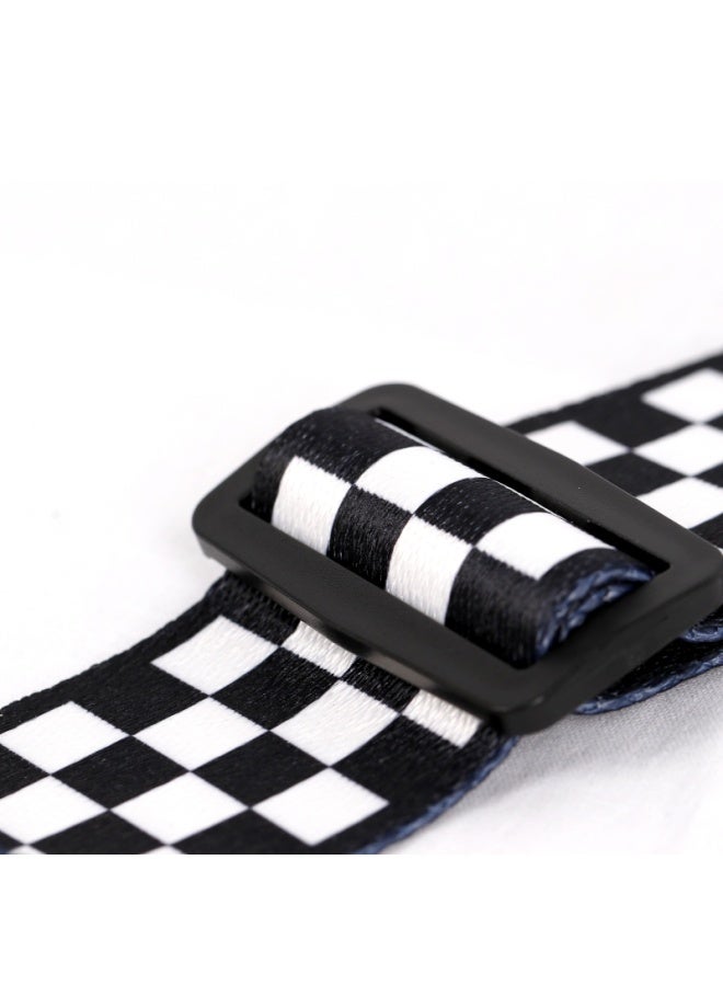 Mosen Mbd01 Leather-head Thickened Cotton Durable Folk Guitar Strap, Electric Guitar Bass Guitar Acoustic Guitar Strap - Image 2