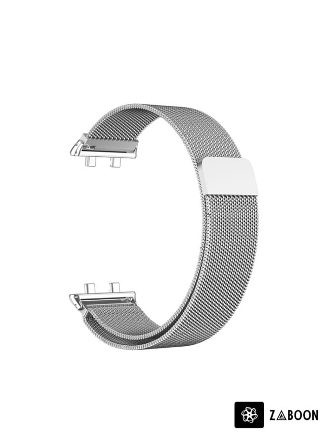 Zaboon OPPO Watch 3 Pro Milanese Stainless Steel Metal Watch Band - Image 2