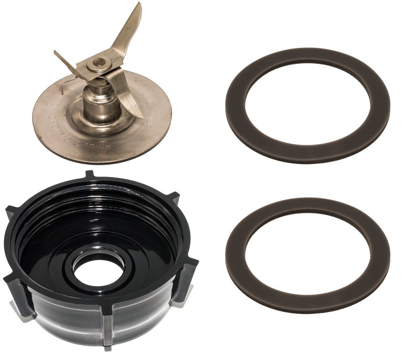 Blendin Ice Crushing Blade with 2 Gaskets and Jar Base Cap Replacement Part, Compatible with Oster and Osterizer Blenders, Blender Replacement Part & Accessories. - Image 1