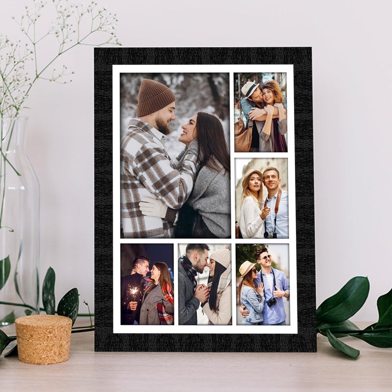K1Gifts k1gifts A4 Personalized Photo Collage Frame Anniversary Photo Collage Gift Wedding Gift Gift For Friend Birthday Gift Valentines day  - Image 2