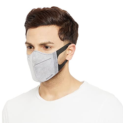 Romsons Comfit 3D Disposable Face Mask with 4 Layer Protection - Grey (Pack of 2) 50 Pieces - Image 2