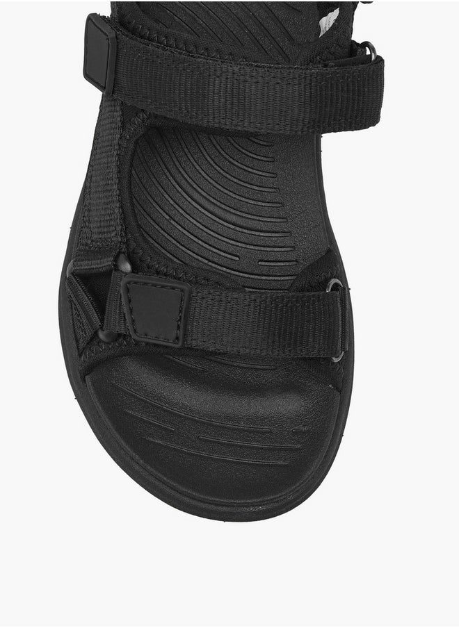Mister Duchini Boys Textured Floaters with Hook and Loop Closure  - Image 2
