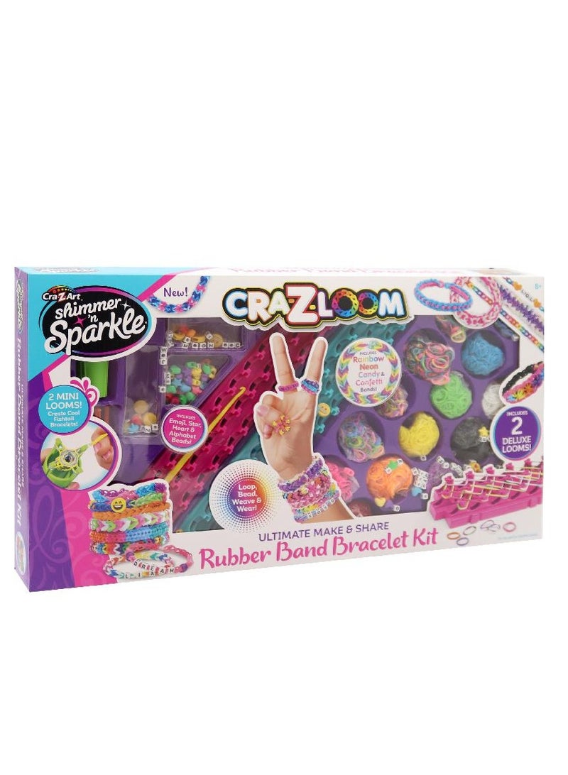 كري-زي-آرت شريط مطاطي فاخر بألوان متنوعة