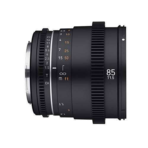 Samyang 85mm T1.5 High Speed Full Frame VDSLR MK2 for Sony E (SYDSX85-E) - Image 4