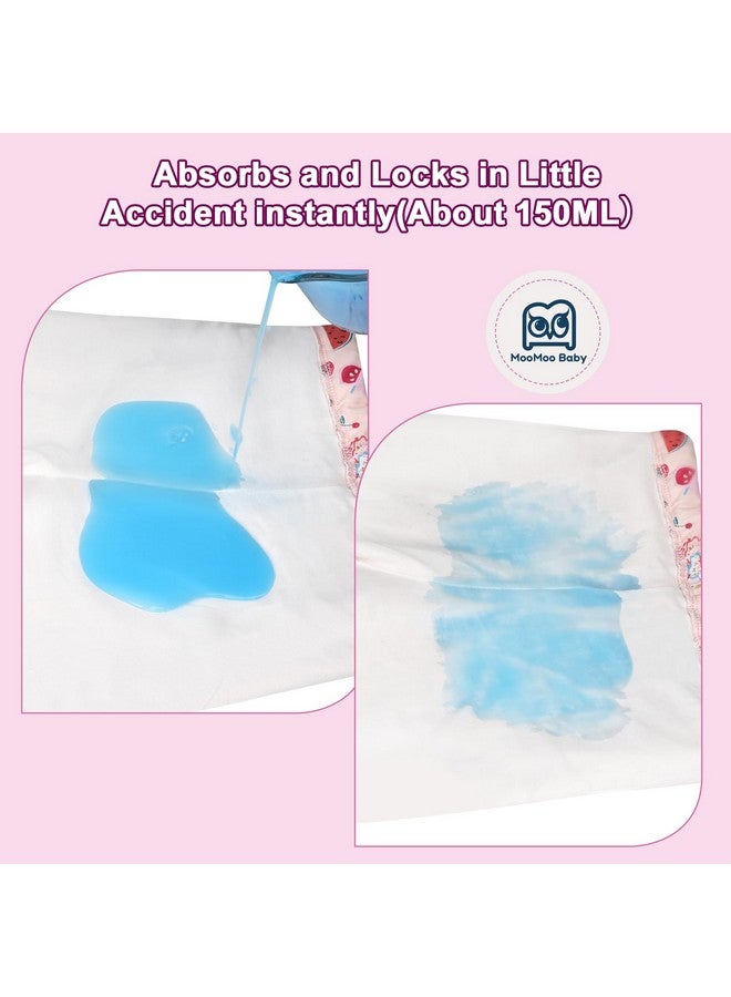 MooMoo Baby Leakproof Diaper Pants for Boys and Girls 2 Packs Reusable and Absorbent Protection for Potty Training - Image 4