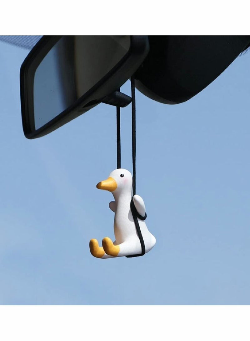 KASTWAVE Cute Swing Duck Car Pendant - Image 1