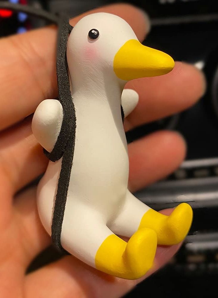 KASTWAVE Cute Swing Duck Car Pendant - Image 3