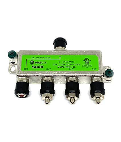 DirecTv MSPLIT4R1-03 Approved WNC 4-Way Wide Band SWM Splitter - Image 5