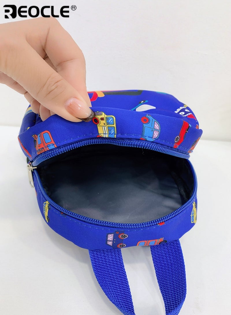 REOCLE Kid's Kindergarten Schoolbag Car Design Cartoon Bag Large Capacity Adjustable Strips Youngsters's Outdoor Backpack Shoulder Bag - Image 4
