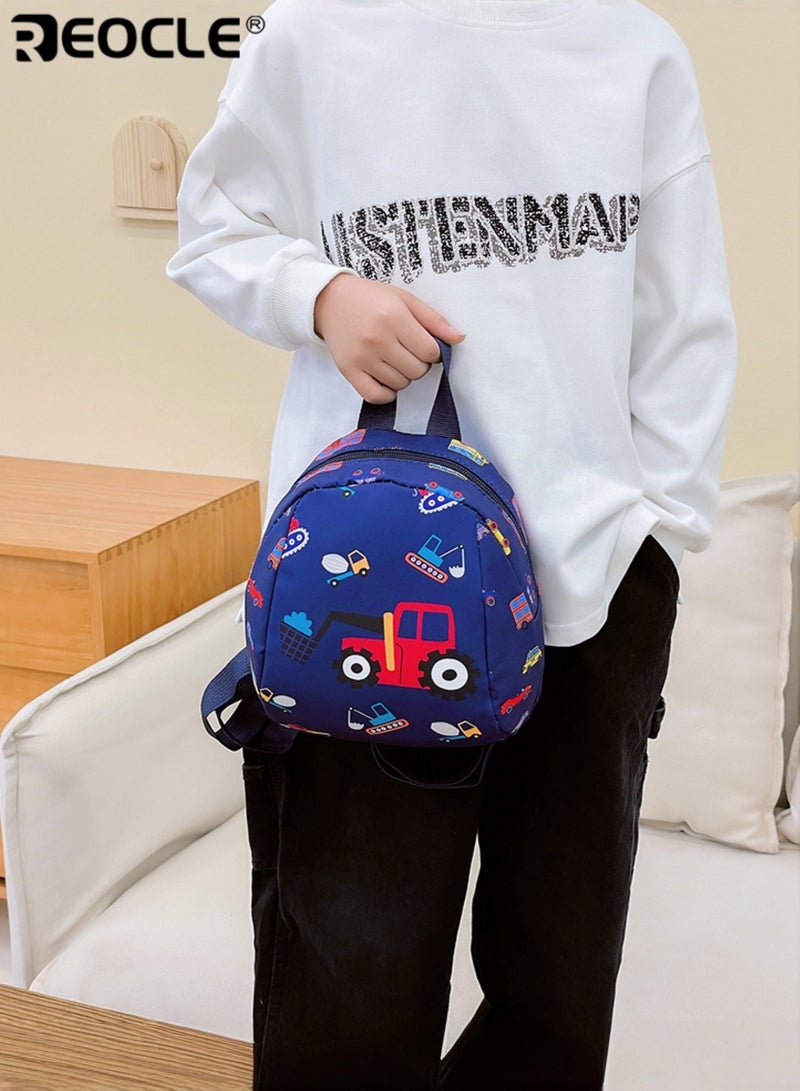 REOCLE Kid's Kindergarten Schoolbag Car Design Cartoon Bag Large Capacity Adjustable Strips Youngsters's Outdoor Backpack Shoulder Bag - Image 3