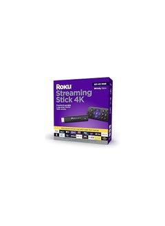 ROKU Roku 3820EU Streaming Stick 4K | HD/4K/HDR Streaming Media Player, Black  - Image 1